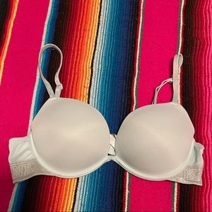 Teal blue PINK push-up bra 36B